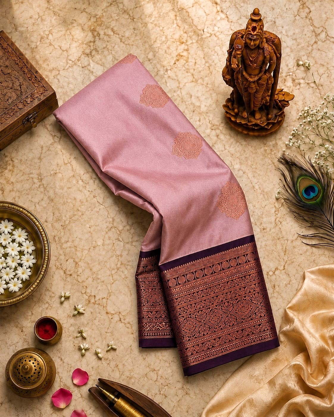 Mangalyam Korvai Soft Silk
