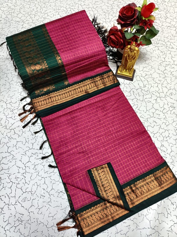 Checked Kalyani Cotton