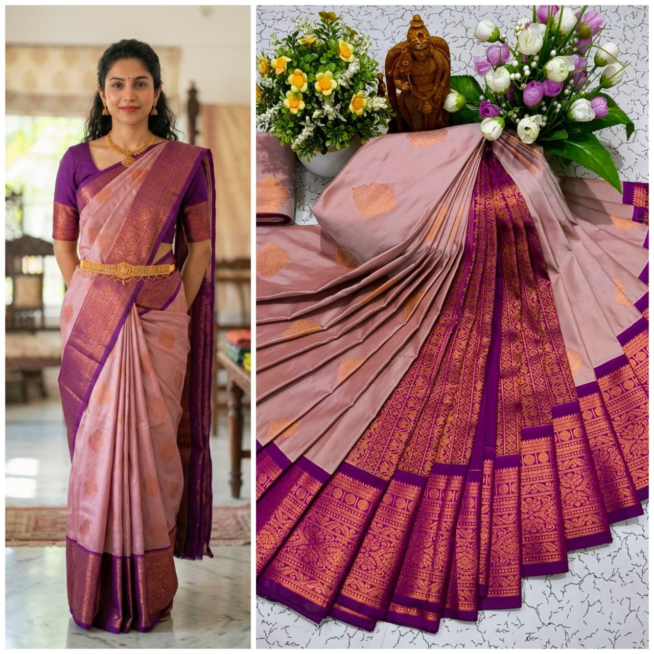 Mangalyam Korvai Soft Silk
