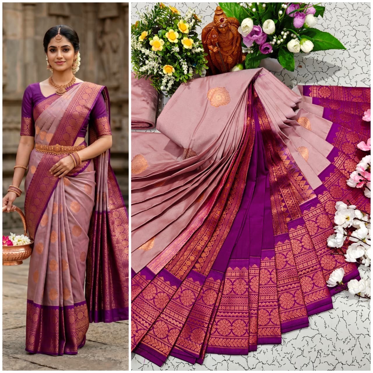 Mangalyam Korvai Soft Silk