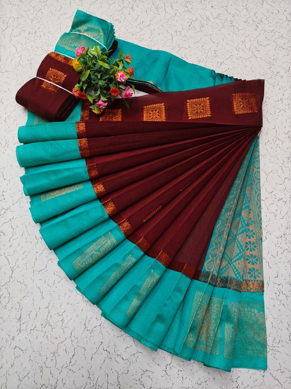 Korvai Silk Cotton Sarees