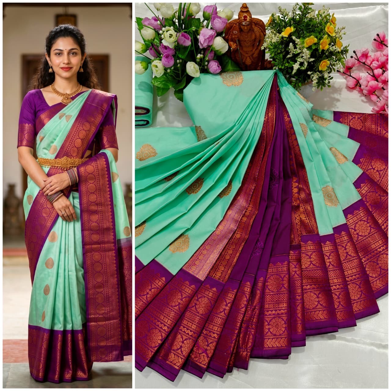 Mangalyam Korvai Soft Silk