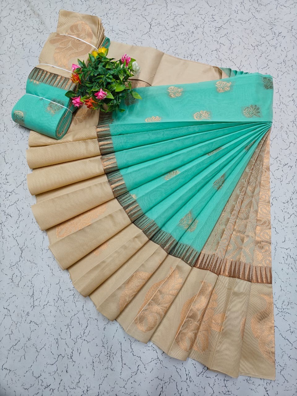 Korvai Silk Cotton Sarees