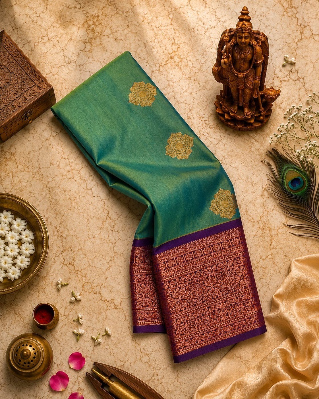 Mangalyam Korvai Soft Silk