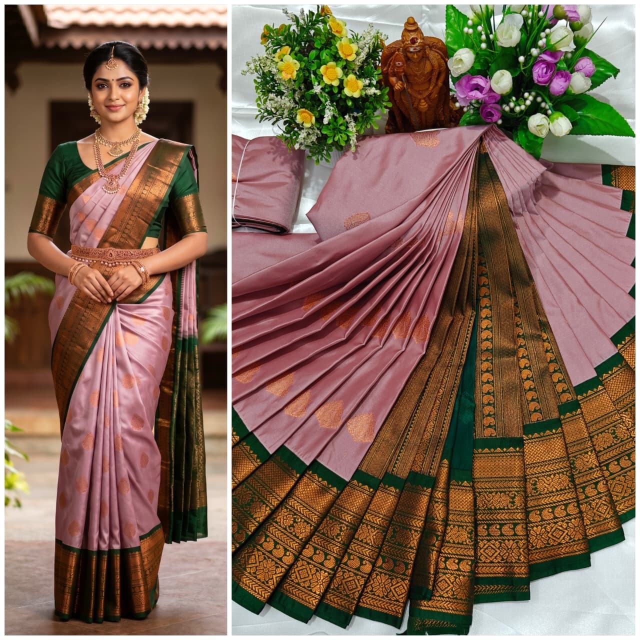 Mangalyam Korvai Soft Silk
