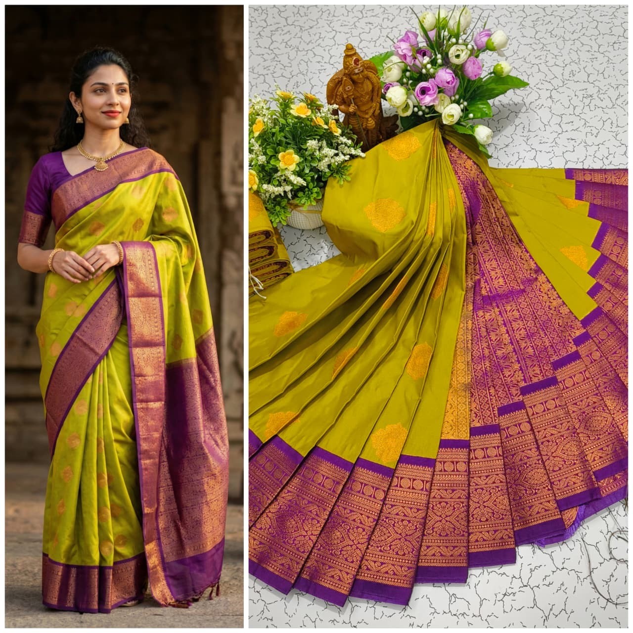 Mangalyam Korvai Soft Silk