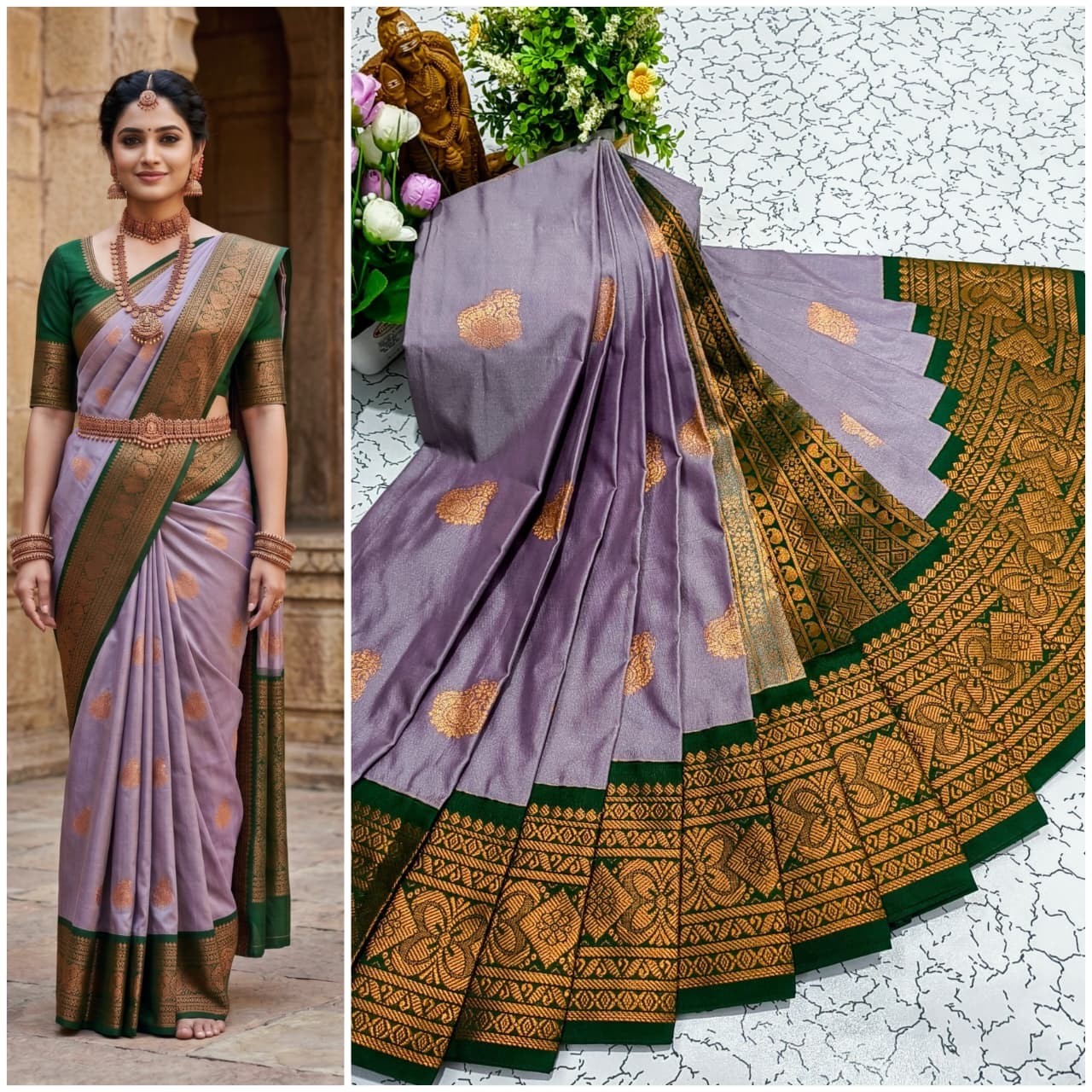 Mangalyam Korvai Soft Silk