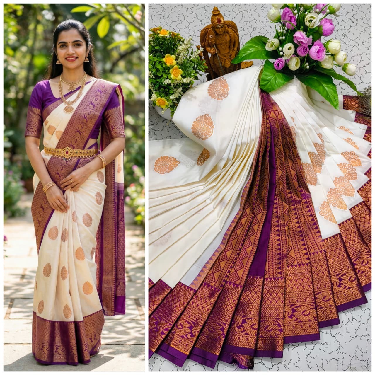 Mangalyam Korvai Soft Silk