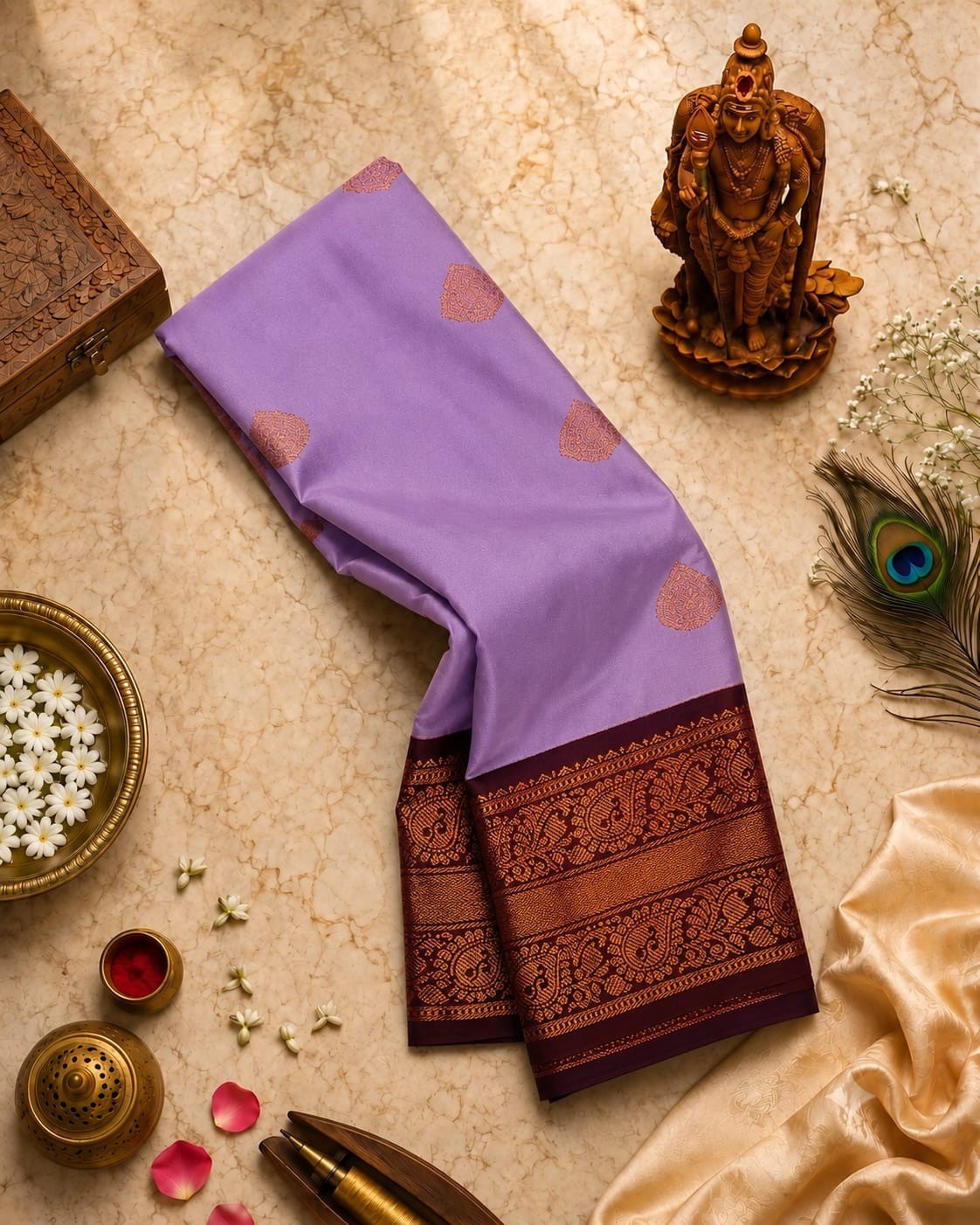 Mangalyam Korvai Soft Silk