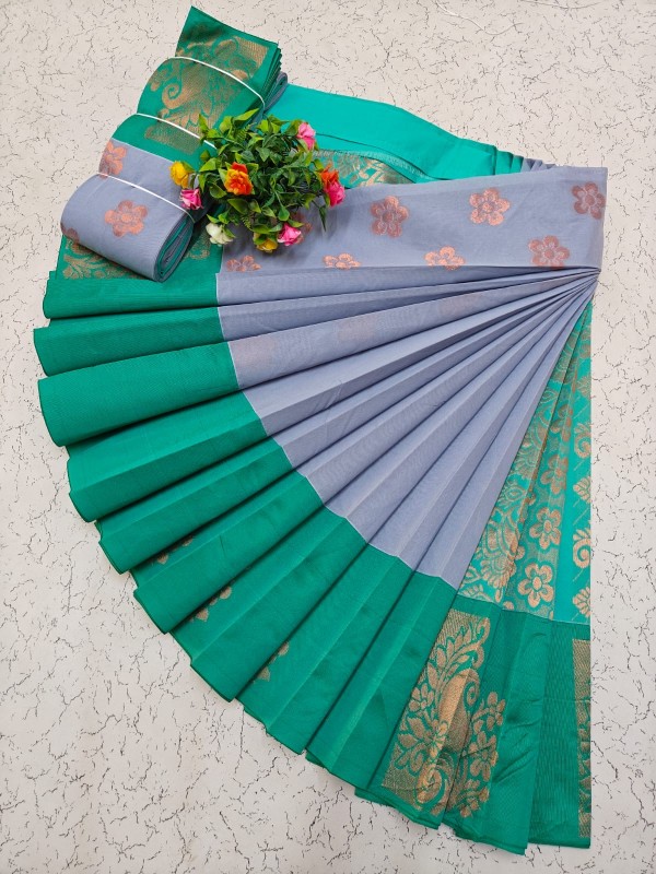 Korvai Silk Cotton Sarees