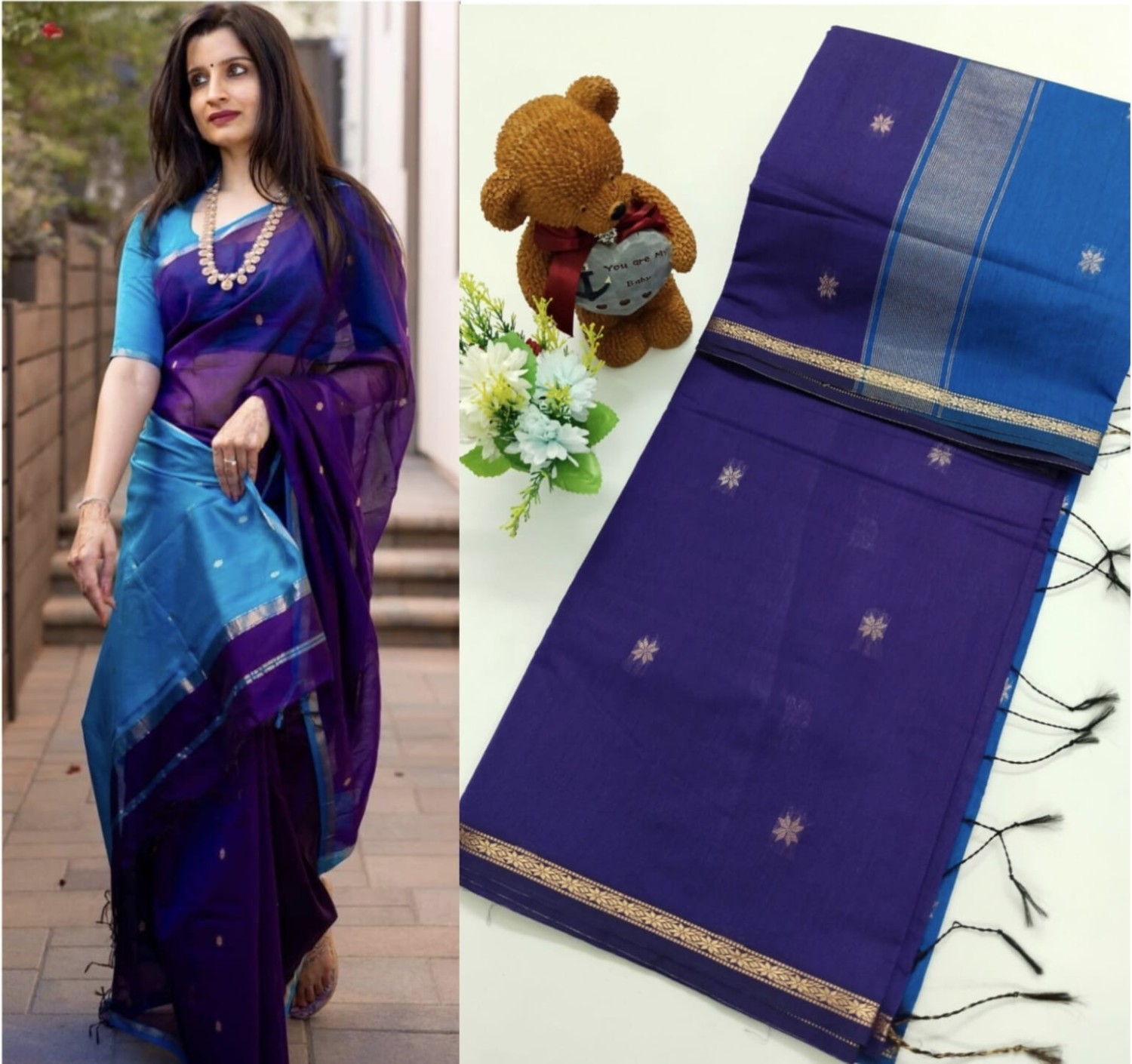 Maheshwari Cotton Sarees