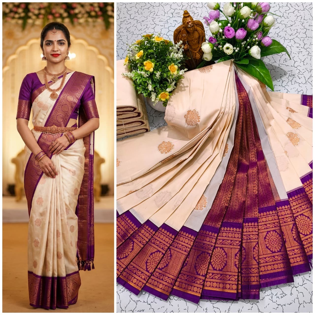 Mangalyam Korvai Soft Silk