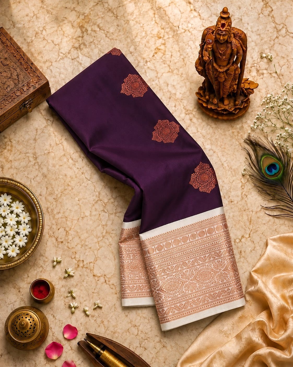 Mangalyam Korvai Soft Silk