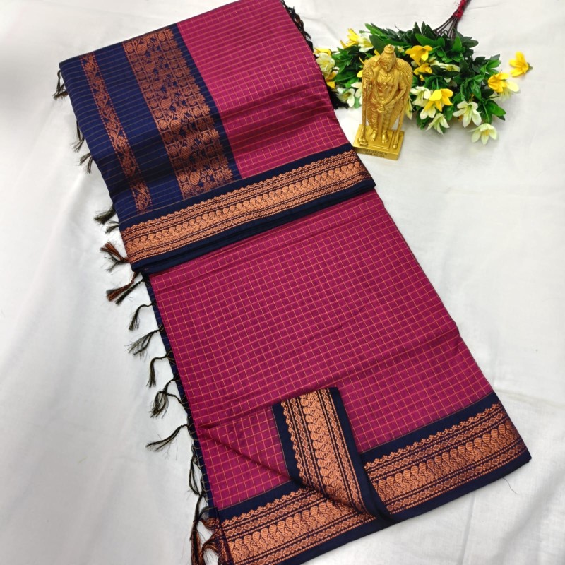 Checked Kalyani Cotton